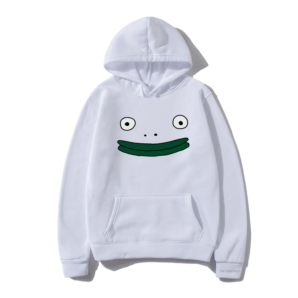 

Толстовка Mr. Frog Smiling Friends, забавная толстовка унисекс для мужчин и женщин, в стиле Харадзюку, эстетика Каваи, винтажный пуловер