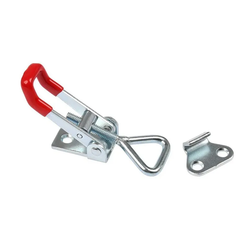 2Pcs Adjustable Toolbox Case Metal Toggle Latch Catch Clasp Quick Release Clamp Anti-Slip Push Pull Toggle Clamp Tools