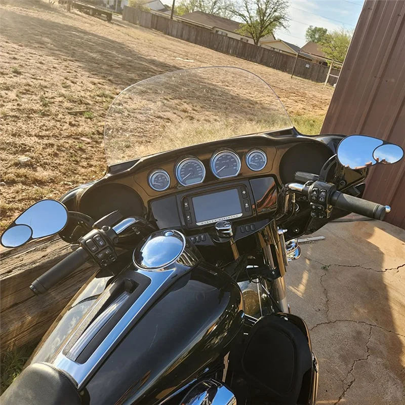 

Надежные зеркала заднего вида с разделенным видением для Davidson Road King Street Glide Road Glide Softail Iron 883, утюг 1200