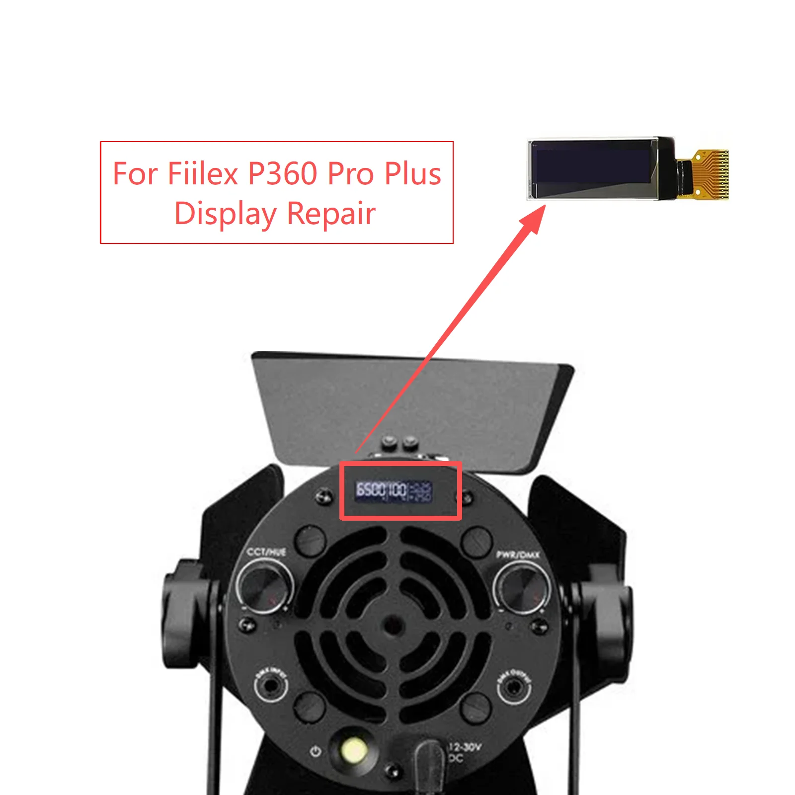 

New Oled Display Screen for Fiilex P360 Pro Plus Replacement
