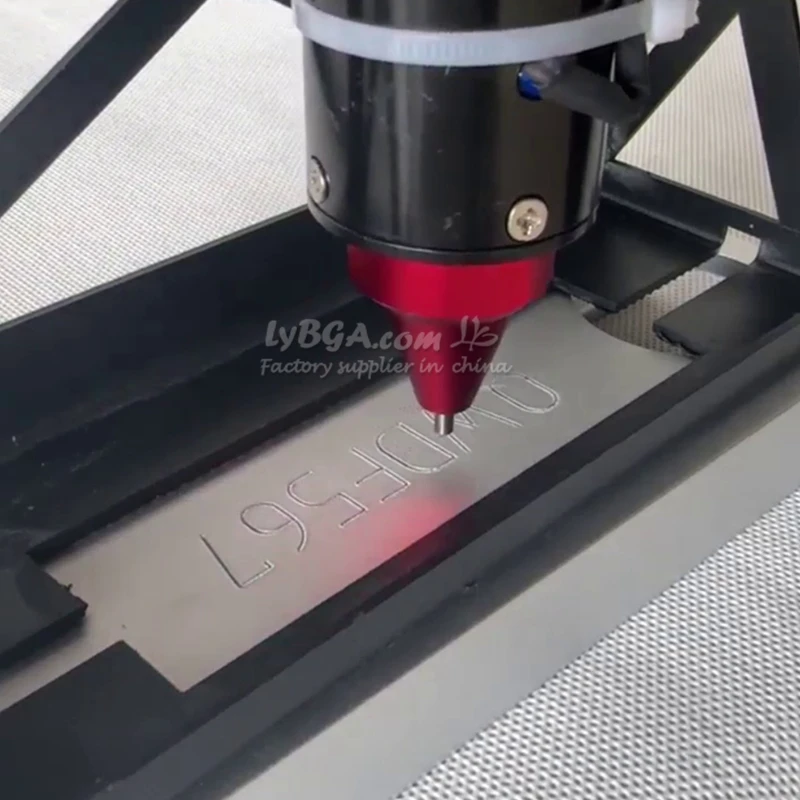 Macchina per marcatura di metalli portatile Plug-in/Batteria al litio 100x30mm 130x30mm per incisore per marcatori in acciaio con targhetta per telaio motore 220V