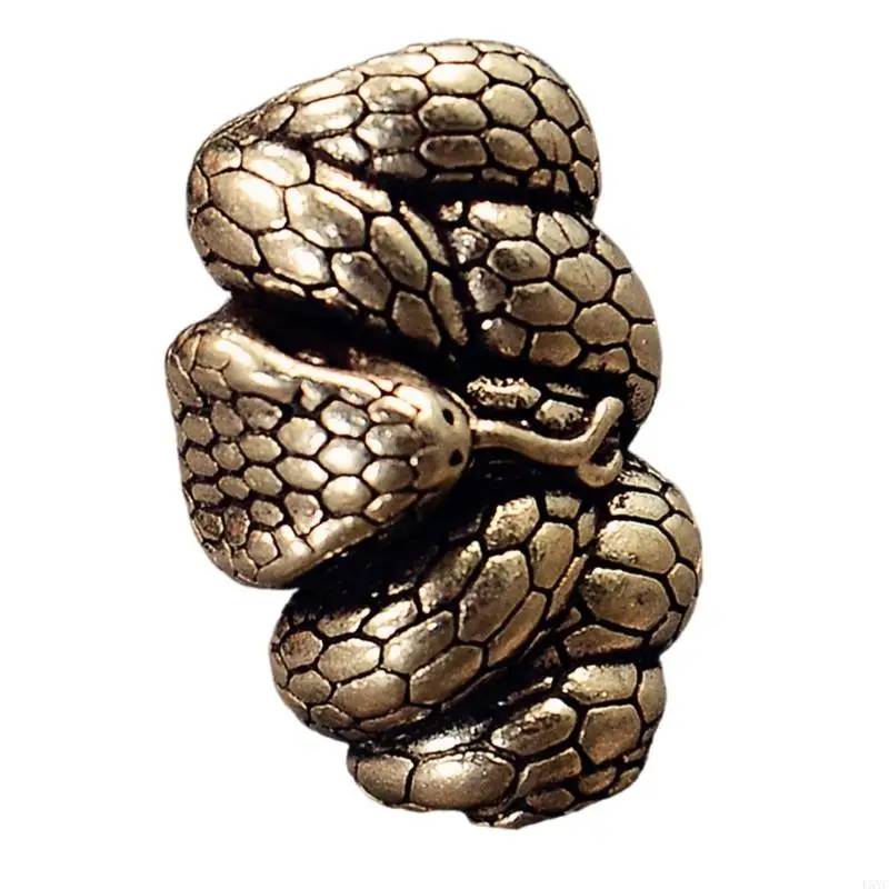 L5YC Snake Serpents Pendant for Necklaces Jewelry and Paracord Projects Lanyard