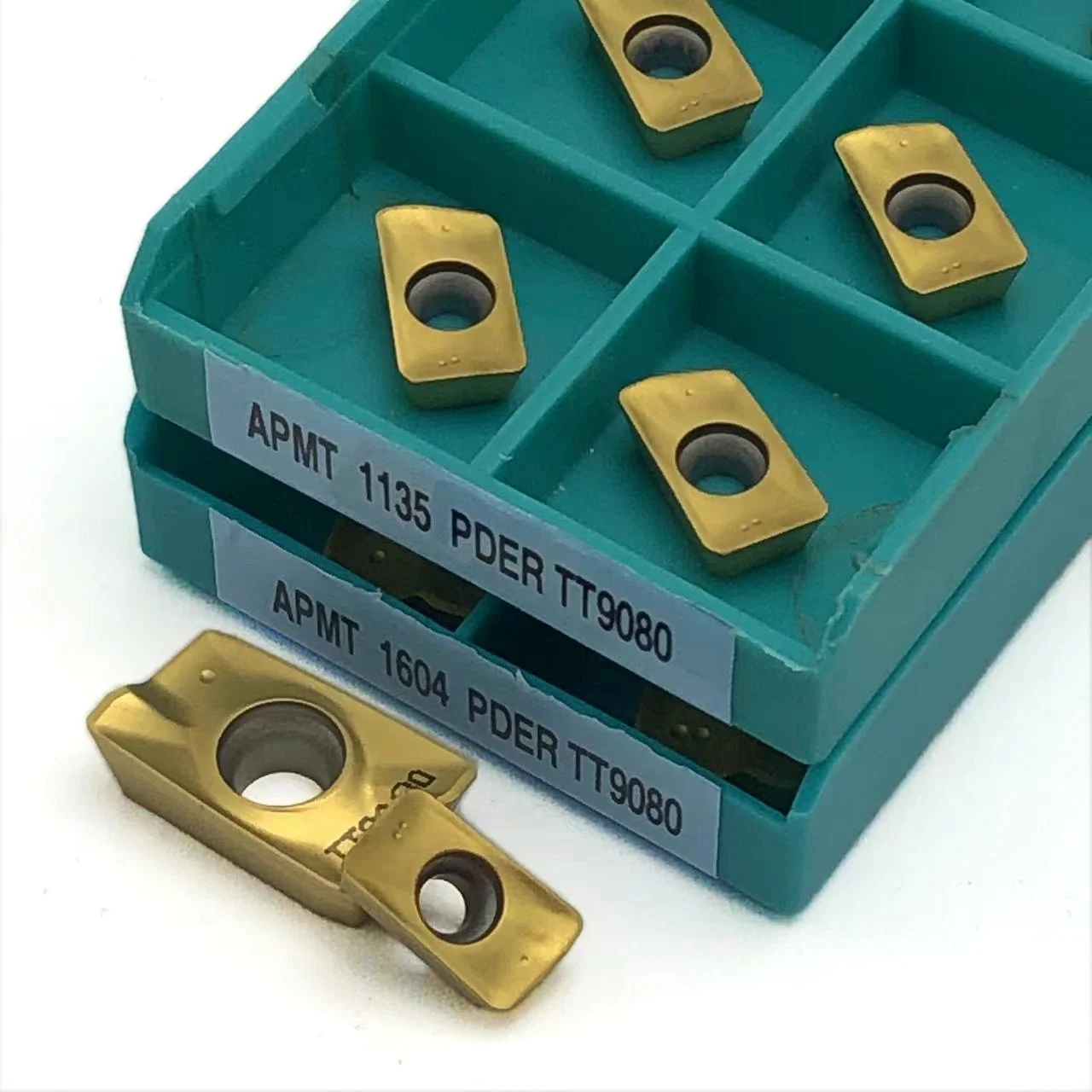 Hardmetalen Draaigereedschap Para Cnc Metalen Draaibank 10 Stuks, Apmt1135pder Tt9080 Apmt1604 Pder Tt9080