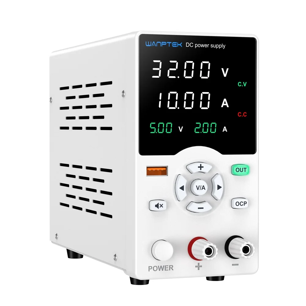 BENCH DC ADJUSTABLE POWER SUPPLY, DC POWER, 30V 10A, REPAIR, LAB, DESIGN, SCHOOLS, TEST, ELECTROPLATE, CHARGE, GC3010