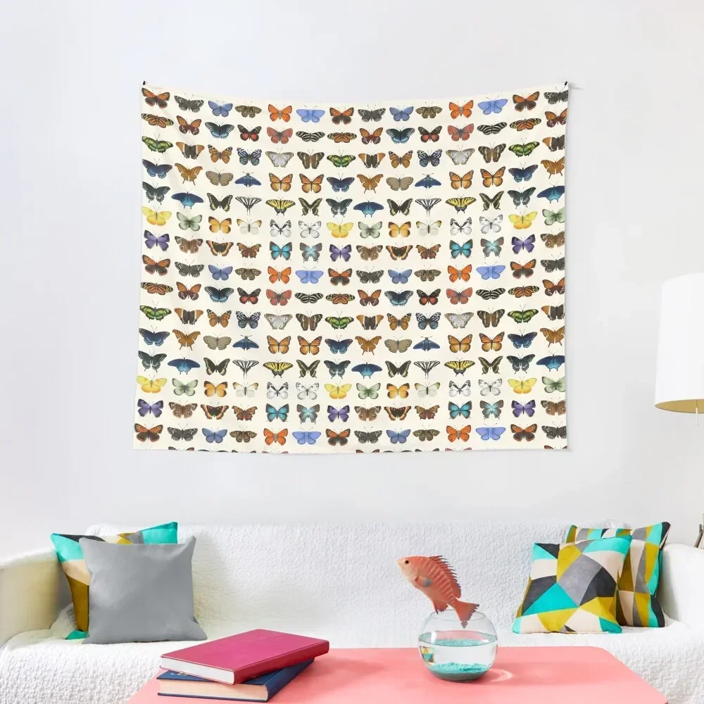 

Butterflies of North America Tapestry Room Decor Aesthetic Aesthetic Room Decoration Tapestry