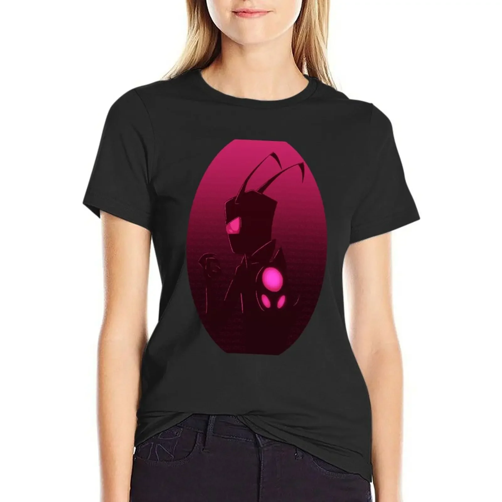

I am ZIM T-Shirt female tees aesthetic clothes t-shirt dress for Women long