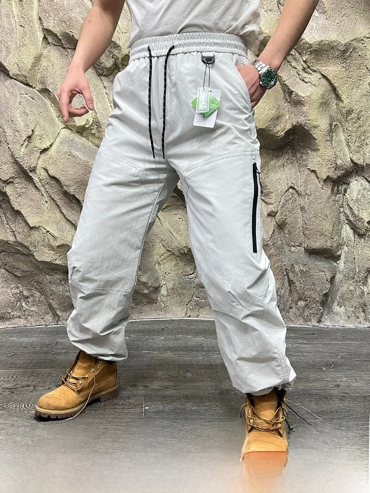 

Trendy Outdoor Snow Skiing down Pants Men's Long Straight Tube Thermal Work Trousers Autumn Winter Youth Casual Color