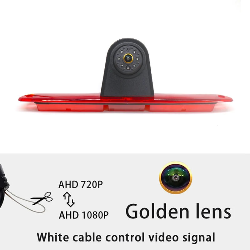 AHD 1080P Waterproof Car Brake Light Rear View Reverse Camera For Mercedes-Benz Sprinter VW Crafter Van 2007-2018 image 3