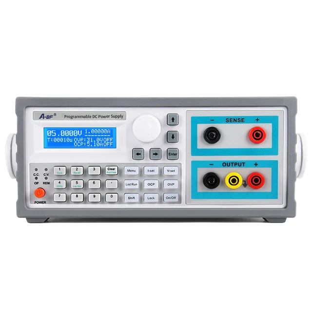 A-BF Programmable Linear DC Regulated Power Supply 6 Digit Adjustable Power Bench Source Color Screen Voltage Current Regulator