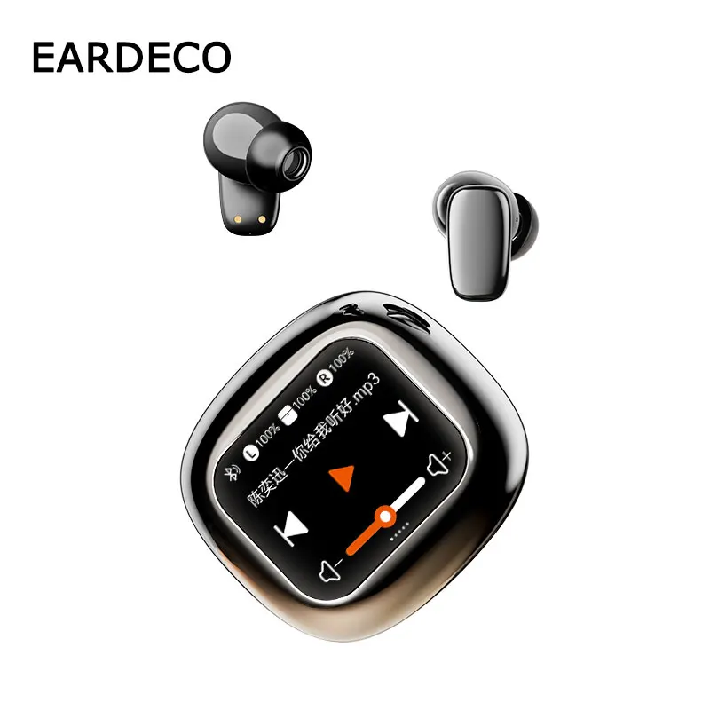 

EARDECO ANC Noise Cancelling Wireless Headphones TWS Touch Screen Earphone Bluetooth Headphone Inear ENC Mic Earbuds MP3 Player