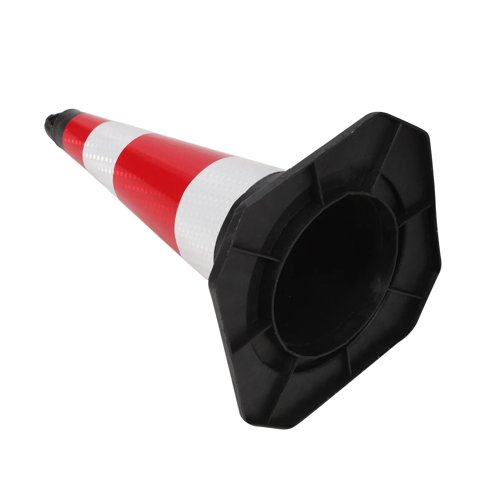 Reflective Traffic Cone Sturdy Base Durable for Road Construction Parking Lot Safety Barrier Outdoor Training Cone
