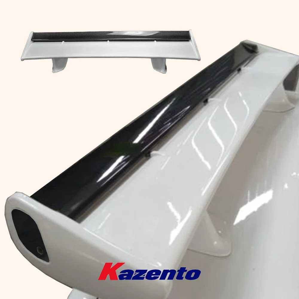 

For Nissan Skyline R34 GTR OEM Rear Spoiler With Blade + Caps + Stand Partial Carbon Fiber(blade+caps)