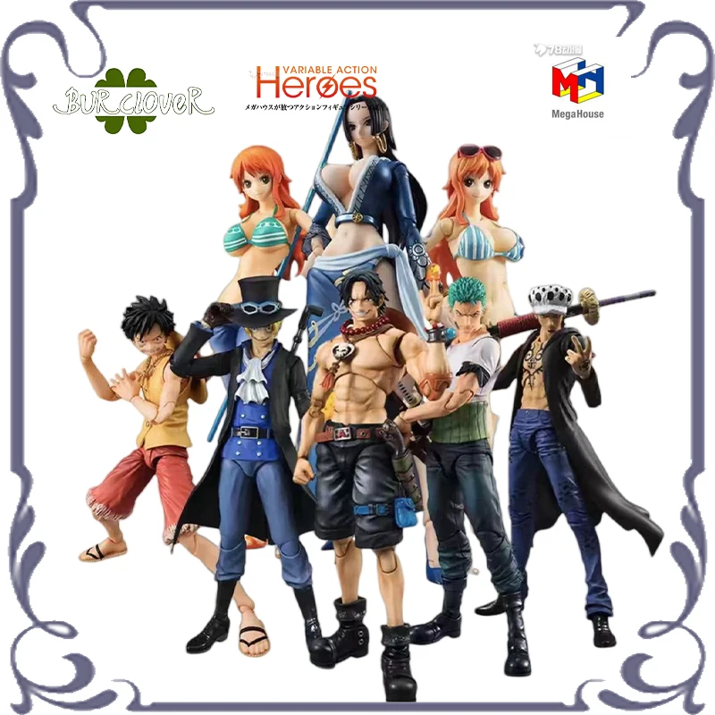 

Mega House Original VARIABLE ACTION HEROES Series Saab Sanji Portga.D.Ace Nico.Robin Boa.Hancock Figurine Model Gifts In Stock