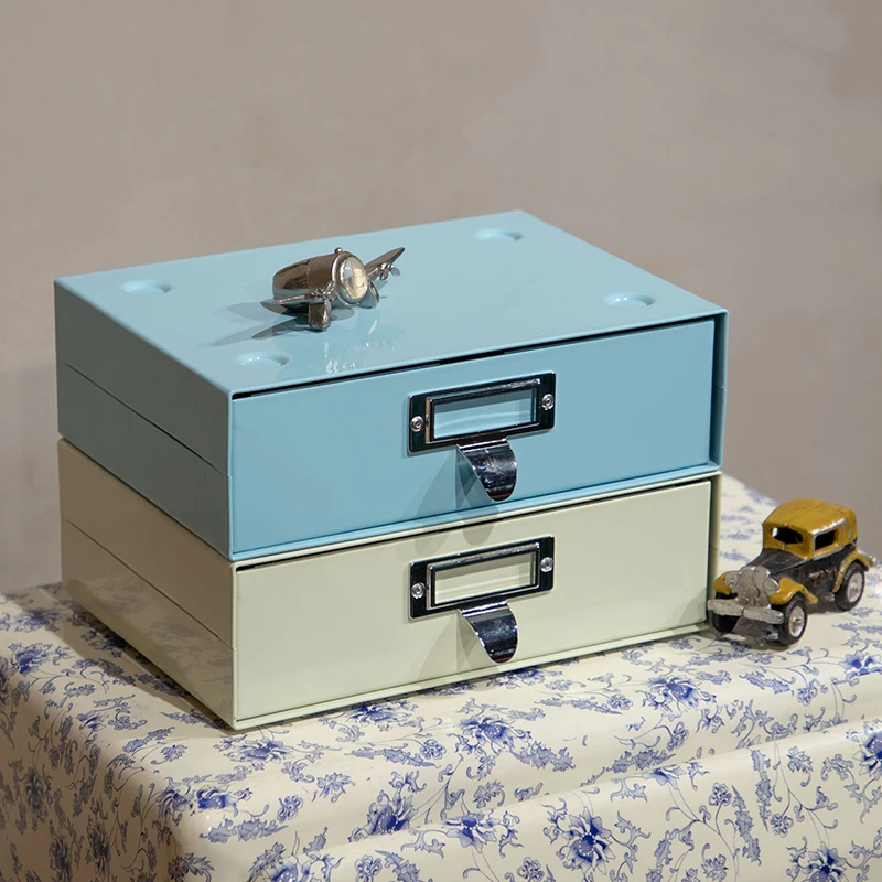 Desktop storage box Storage Cosmetics Stationery Sundries Desk  box Stackable