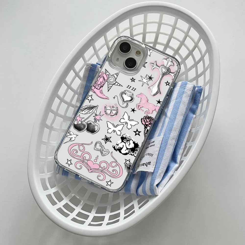 حافظة هاتف Nessa Barrett Magsafe لهاتف iPhone 16 14 13 12 15 Pro Max X XR XS Plus غطاء من البولي يوريثان الحراري الناعم الشفاف