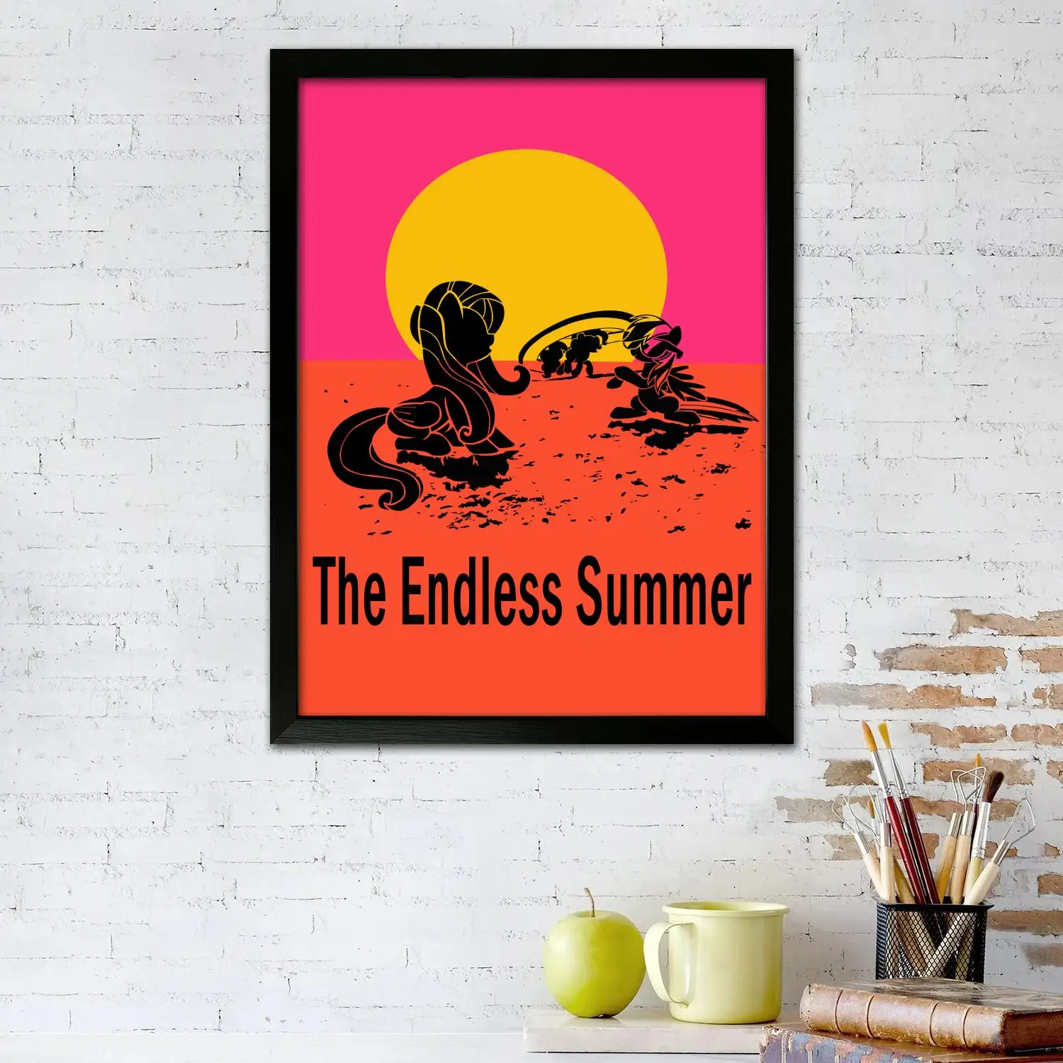 The Endless Summer Canvas Art Poster and Wall Art Picture Print, Modern Family Bedroom Decor Posters,Decorative painting