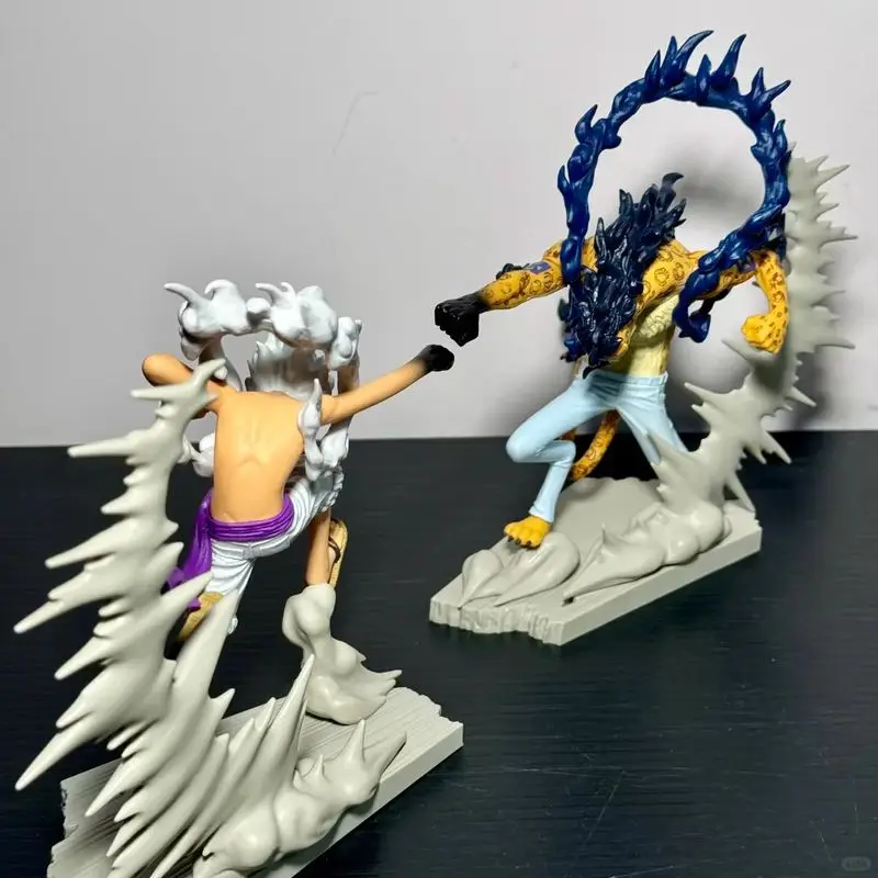 

Gear5 Series Genuine Bandai Luffy Banpresto Monkey D Nika Rob Lucci Senkozekkei Anime Figure Toys Action Figurine Pvc Model Gift