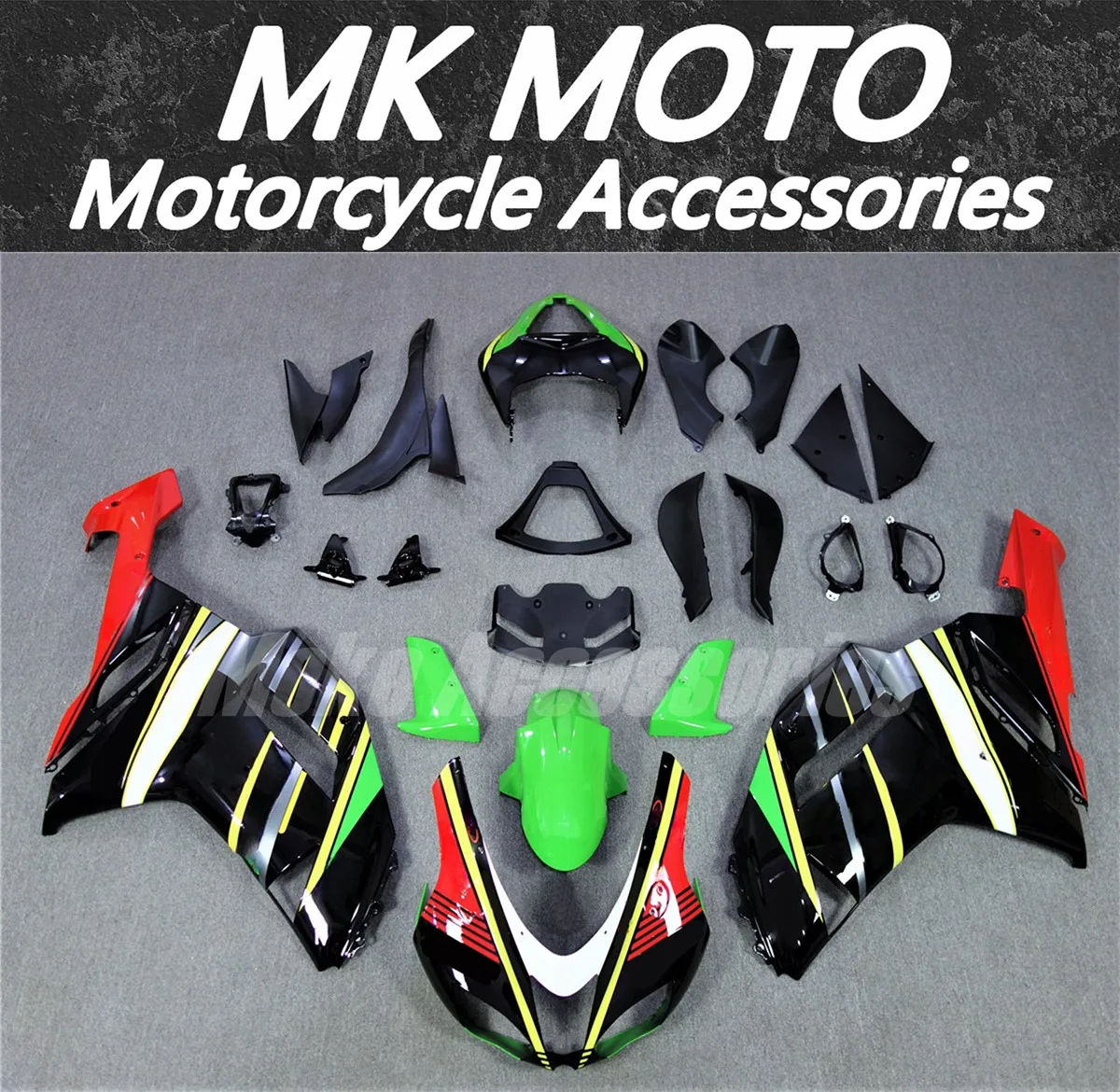 

Motorcycle Fairings Kit Fit For zx-6r 2007-2008 636 Bodywork Set 07 08 High Quality ABS Injection Ninja Black/green Red