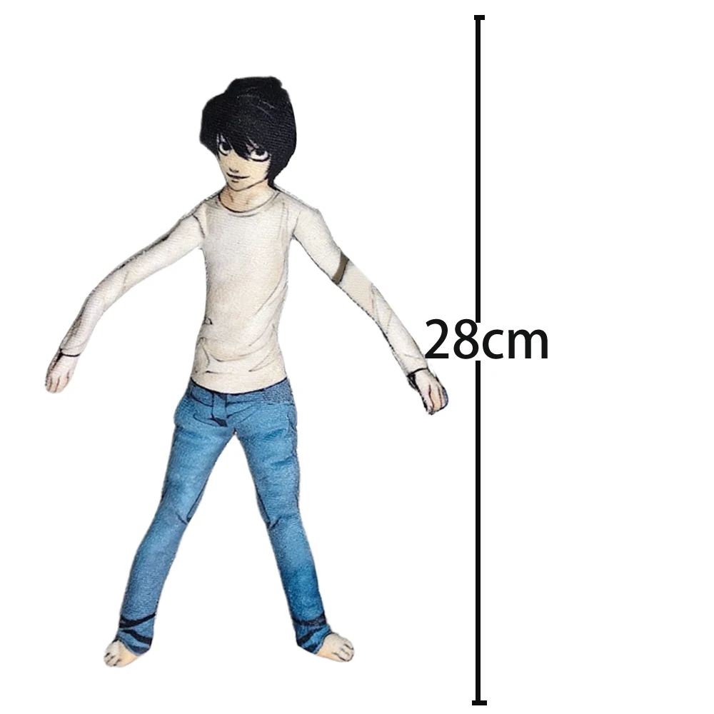 

Аниме Свет Ягами L Плюшевые Светлые Ягами Плюшевые Куклы Тонкие Вращающиеся Формы Мягкие Игрушки Украшения Комнаты Фестивали Подарки 28 см