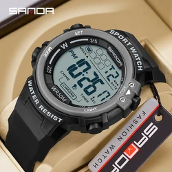 Fashion Sanda Top Brand Luxury G Style Men's Sports Watch Waterproof Military Display Clock Man Watches Led Digital Reloj Hombre