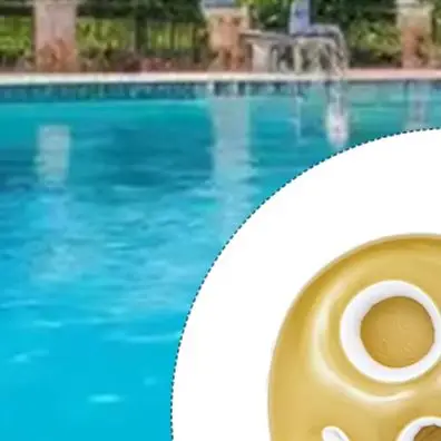 Inflatable Pool Ice Bar Tray 9 Compartments PVC Floating Food Drink Holder For Summer Party Beach Yard Garden Accessories