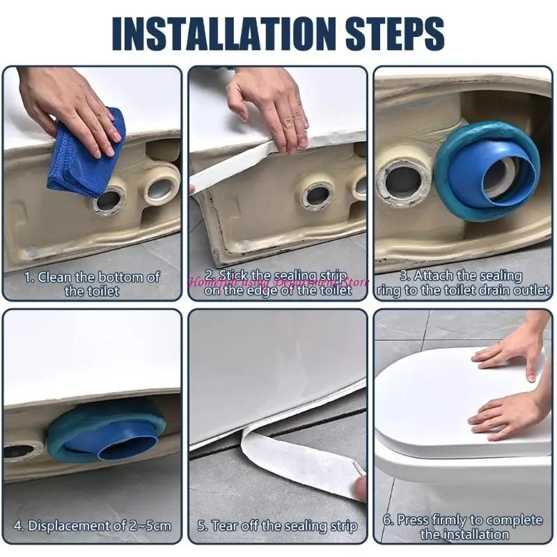 

Toilet Offset Flange Gasket Flange Sealing Ensures Leak Proof & Odor frees Use