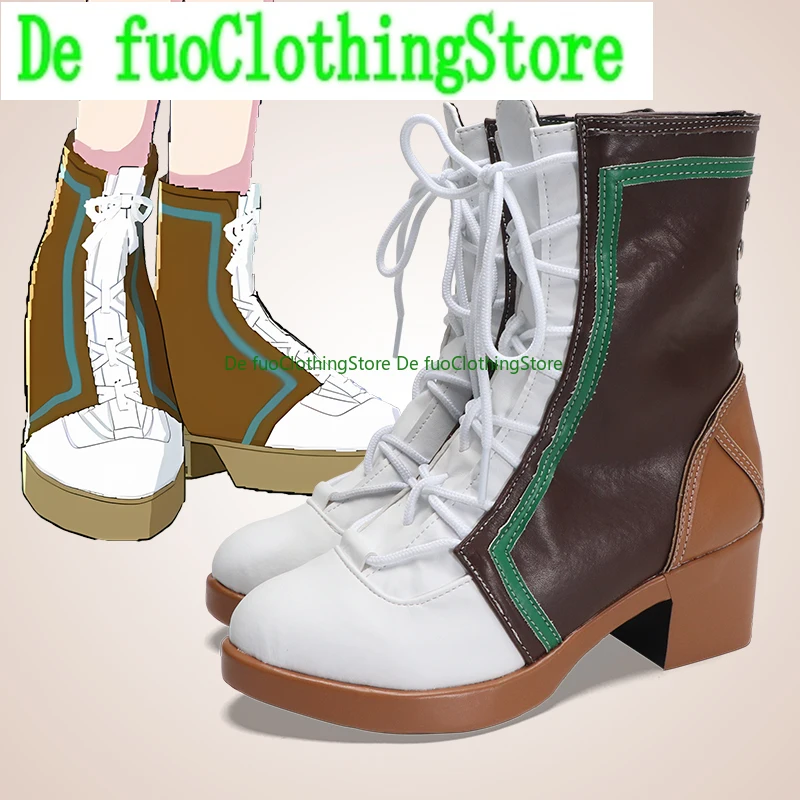 

De FuoClothing Shoes Cosplay World Plan for ShoesColorful Stage Sunflower White Stone Apricot COS Shoes Cosplay