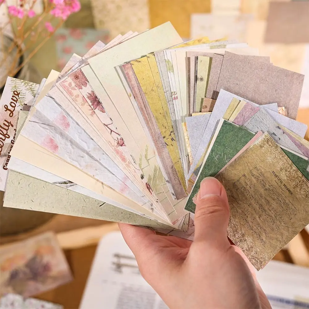 60 sheets Photo Albums Hand Account Stickers Background Paper Notebook Scrapbooking Material Planner DIY Craft Handbook Notes