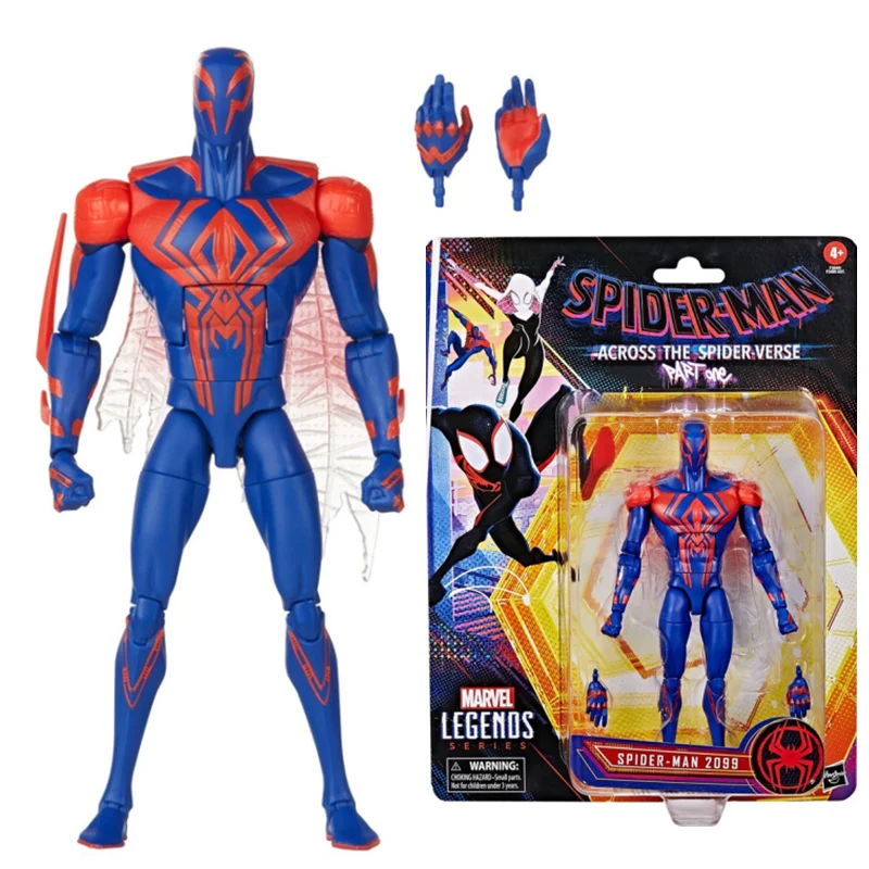 

In Stock Original Marvel Legends Series Across The Spider Verse Spider Man 2099 Action Figure 6 Inch Scale Collectible Model Toy