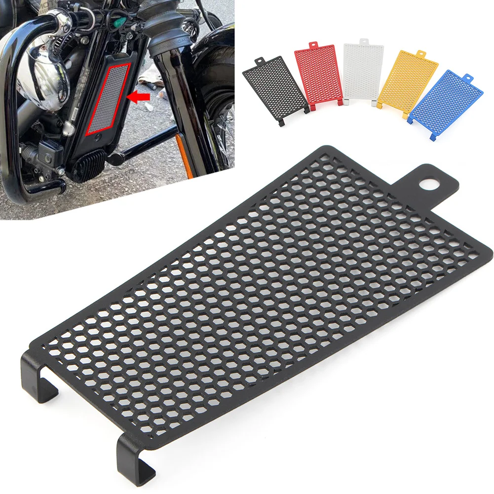 

Motorcycle Oil Cooler Radiator Grille Cover For Harley Davidson Softail Deluxe Low Rider Fat Bob 2018 2019 2020 2021 2022