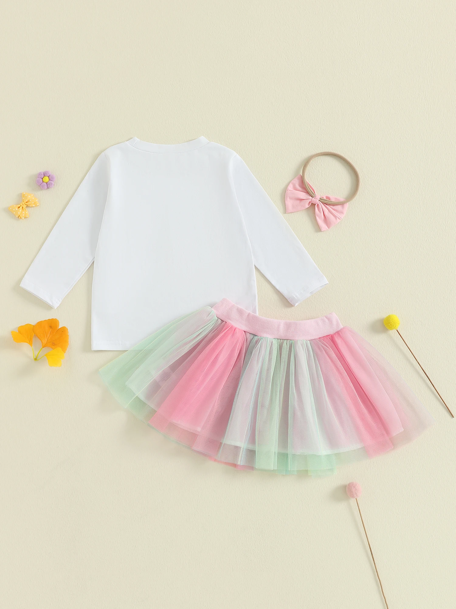 ملابس خريفية لطيفة للفتيات الصغيرات بغطاء للرأس مطبوع عليها زهور مع بنطال مكشكش مكون من قطعتين للفتيات الصغيرات #4