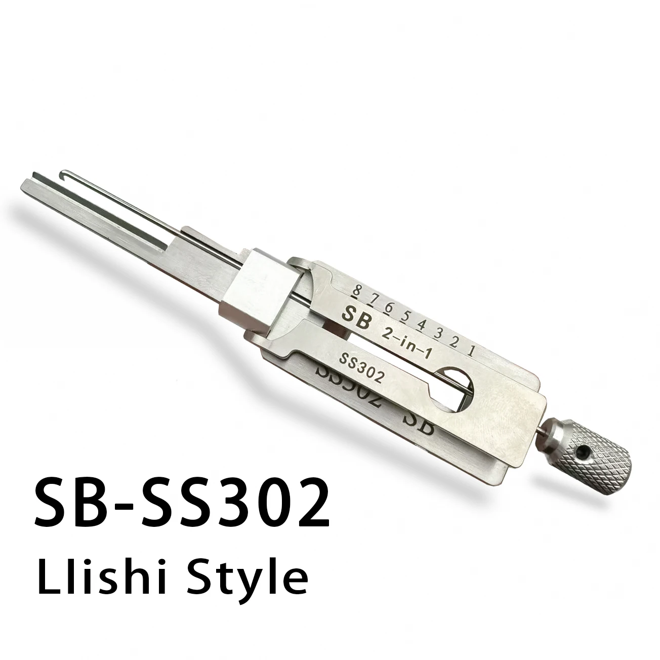 

SB SS302 LISHI Стиль 2-в-1 Инструмент Высокое качество Бытовые профессиональные слесарные принадлежности Инструменты для ремонта дверного замка