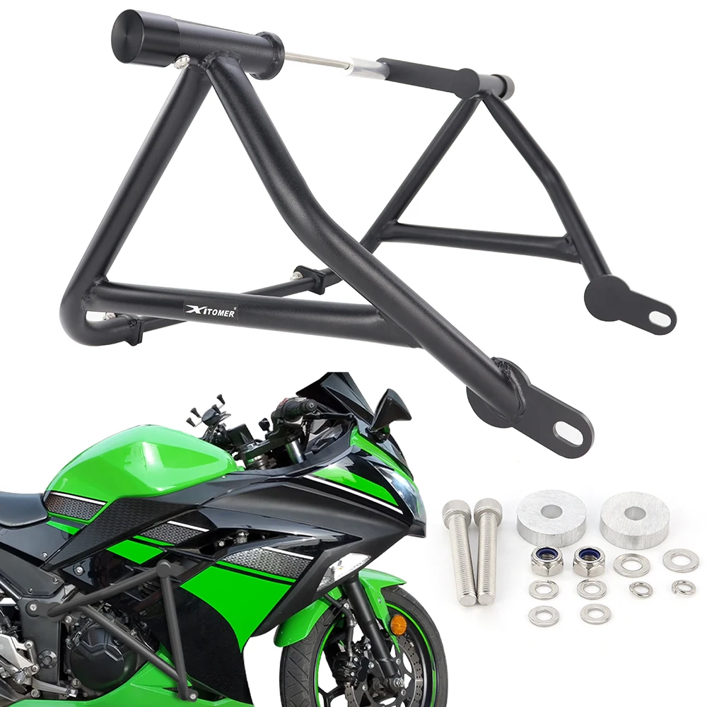 

For Kawasaki Ninja 300 2013-2015 2016 2017 Engine Guard Highway Bar Bumper Protector Race Rail Motorcycle Steel Stunt Crash Cage