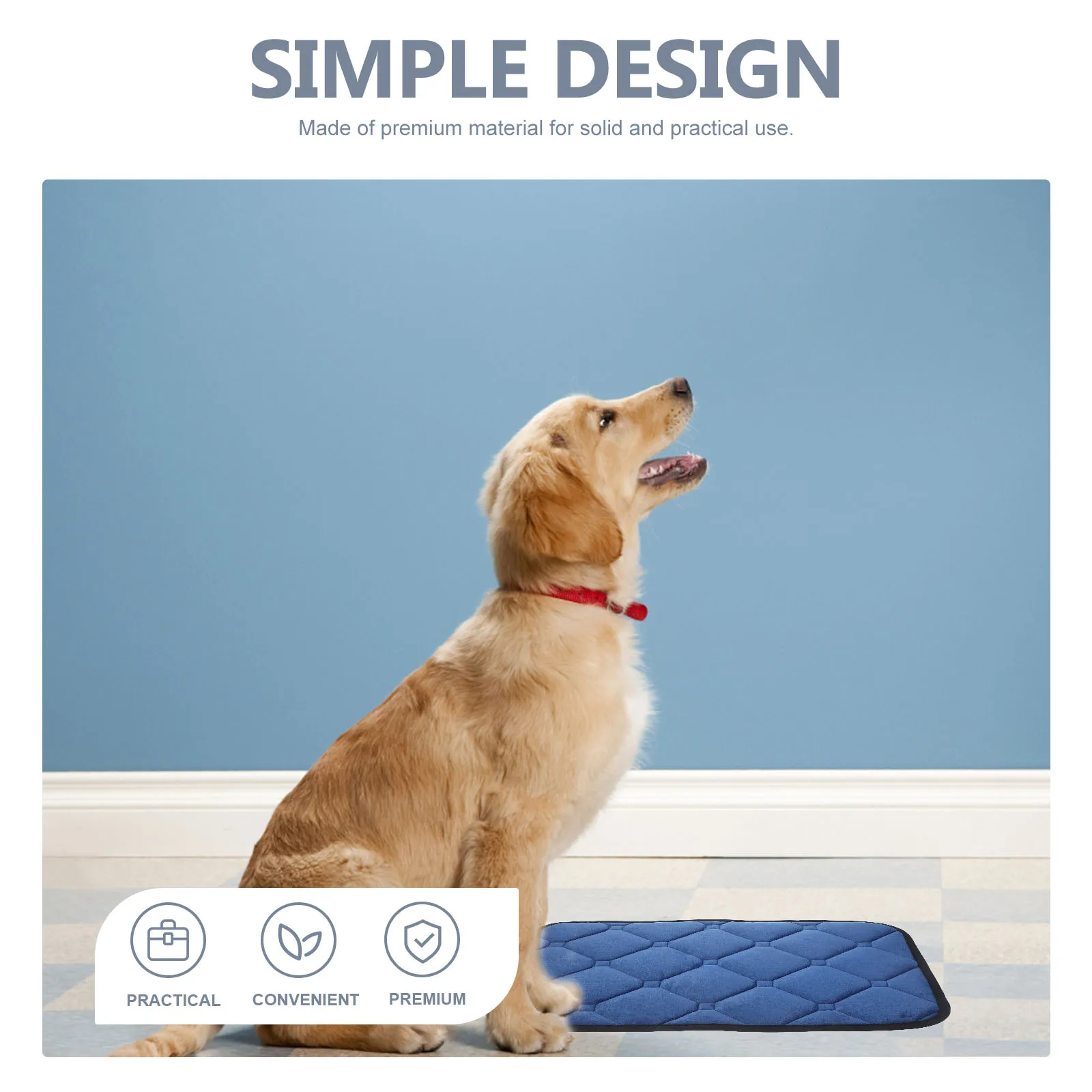

Vehicle-mounted Pet Mat Bite-resistant Pad Supplies Large Dog Comfortable Portable