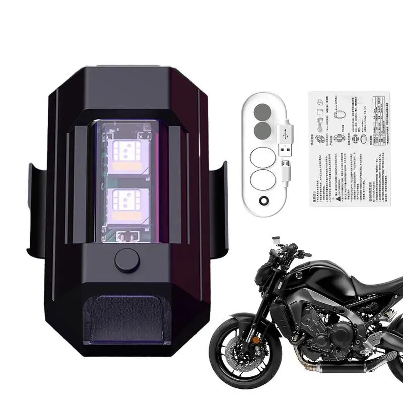 Motorcycle Anti-Collision Signal Lights Led Drone Strobe Light Car Bike Remote Control Warning Light Fast Charging Signal Lights