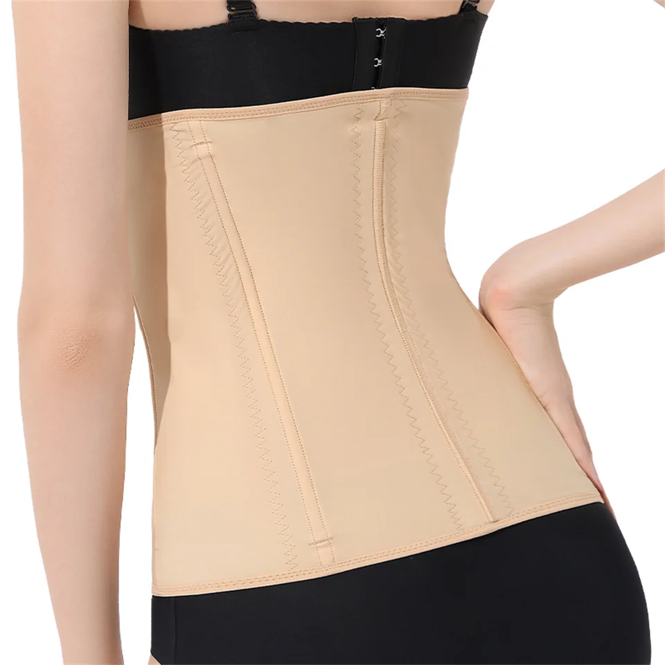 Original kolumbianisches Bauch- und Taillenformer für Frauen zur Gewichtsreduzierung, 3-reihiger Schnallenkorsett-Taillentrainer – Detail 12