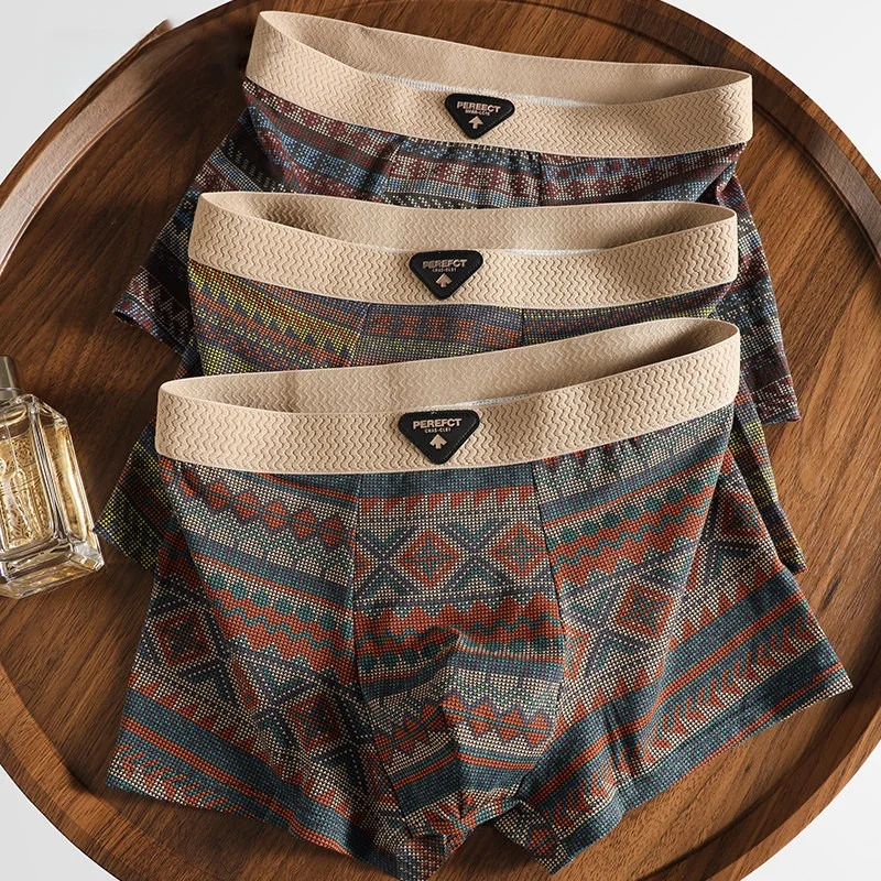 ropa-interior-masculina-de-algodon-de-alta-gama-transpirable-estilo-Etnico-retro-calzoncillos-de-corte-plano-faciles-de-p