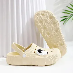 2024 New Fashion Women Slippers DIY Astronaut Spaceman Button Slides Non-slip Flat Sandals Beach Slippers Plus Size Women Shoes