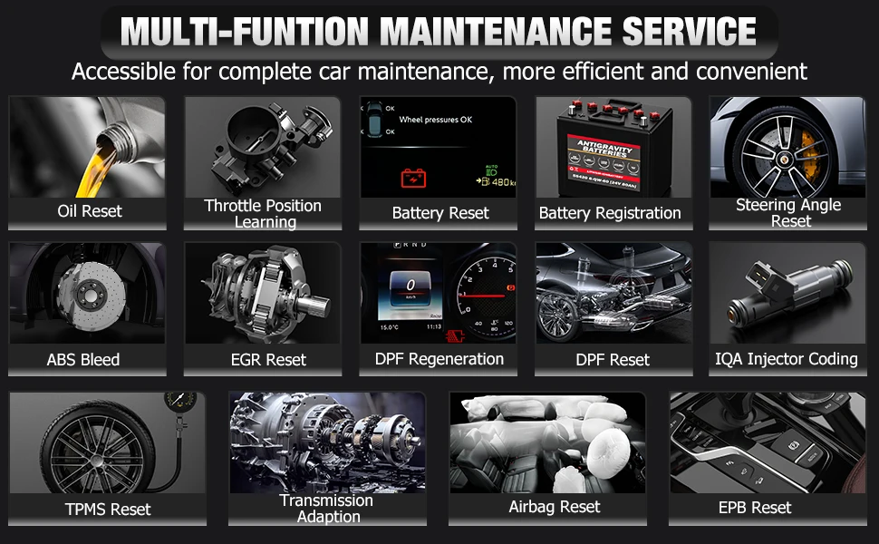 Auto-Diagnosegerät ANCEL LD700 OBD2-Scanner für Alle Systeme von Land Rover Jaguar JLR EPB BMS DPF ABS TPMS Öl-Reset Codeleser – Detail 4