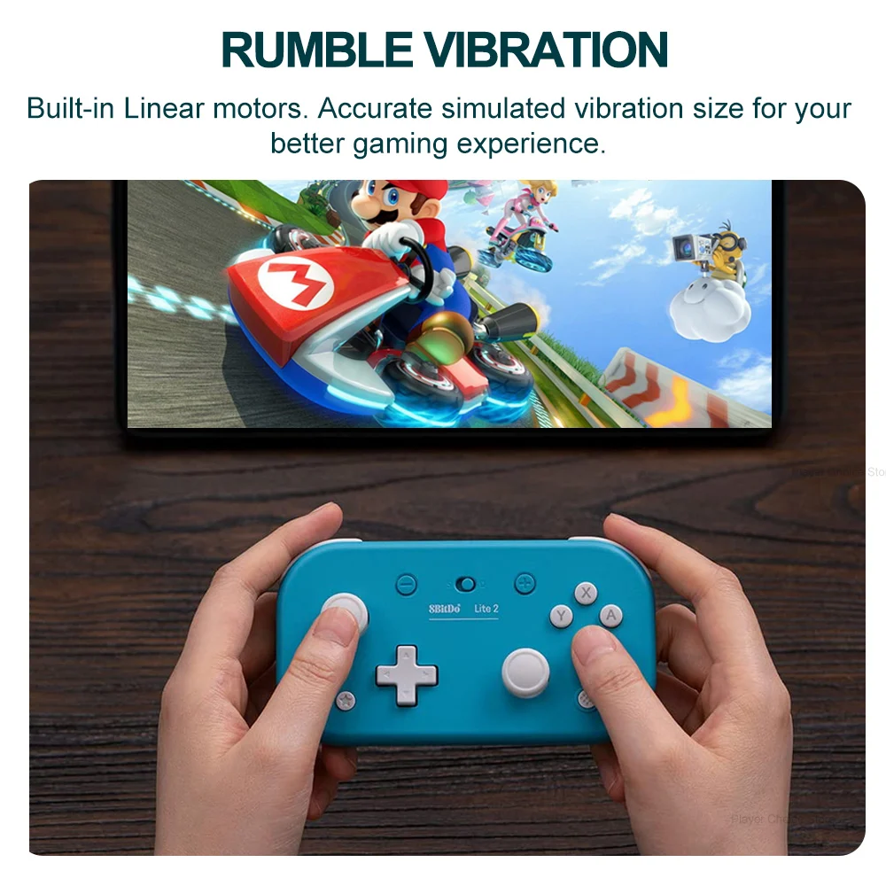 8BitDo Gamepads for Nintendo Switch Controller Lite 2 Controle for Raspberry Pi Android iOS iPadOS tvOS macOS Turtbo function