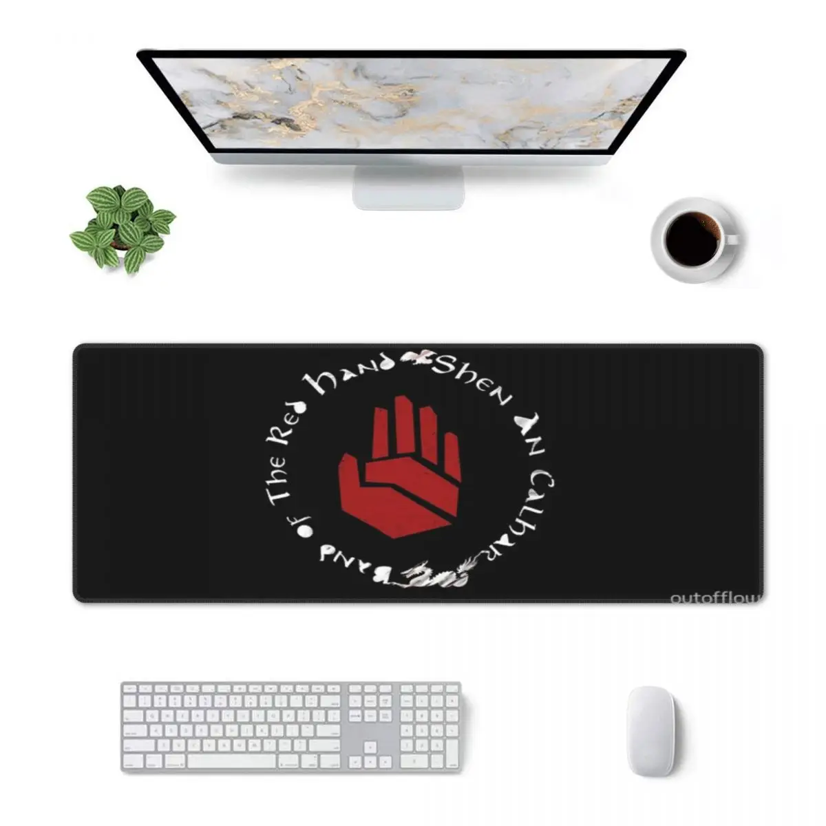 Band Of The Red Hand - Wheel Of Time Rubber Keyboard Pads
