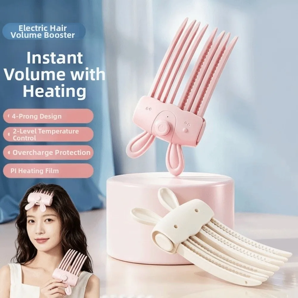 Rechargeable Heated Hairpin High Crown Seamless Design Electric Hair Clips Electric Heating Curling Fixed Shape