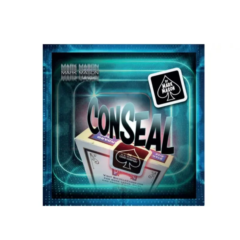 ConSeal Magic Trick By Mark Mason Chosen Card Revelation Card Seal Vanishing Deck Box Gimmick Close Up Card Magic Props