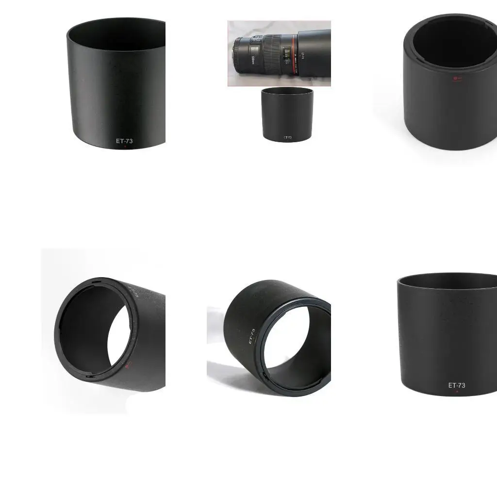 652F ET73 Camera Mount Lens Hood Lens Plastic Lens Presentive for 100mm f/2.8l