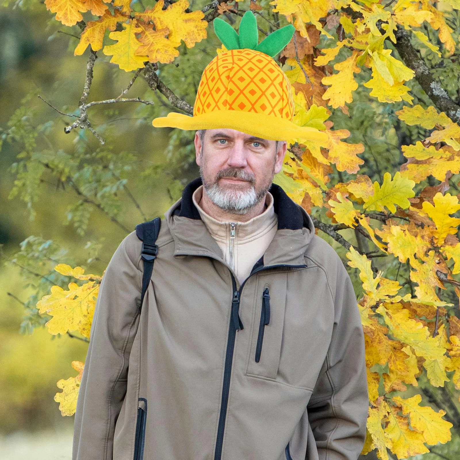 

Has Fruit Costume Hat Cartoon Prop Cosplay Dancing Decorations Funny Creative Hats Yellow Festive Headgear