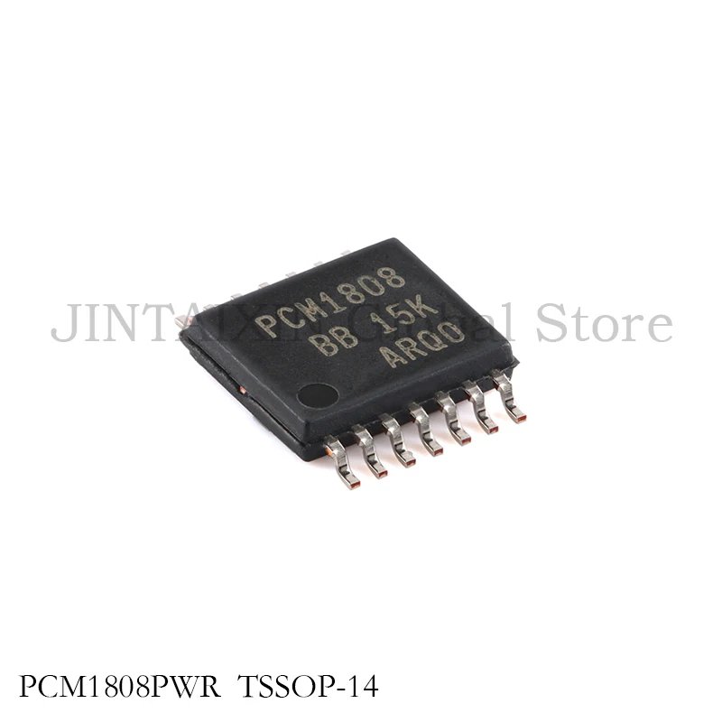 10PCS 100% New PCM1808PWR PCM1808 AD conversion patch TSSOP-14 In Stock Wholesale