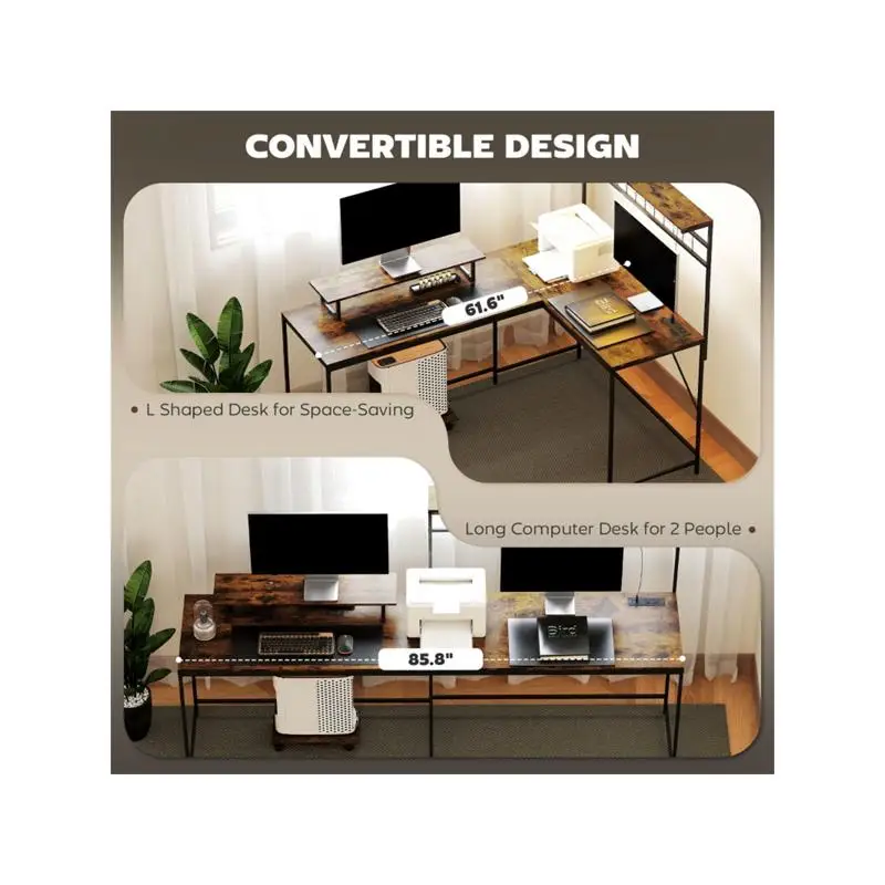 مكتب مكتب لأجهزة الكمبيوتر، تصميم مدمج، مناسب للاستخدام المنزلي أو المكتبي، أنيق وعملي #6