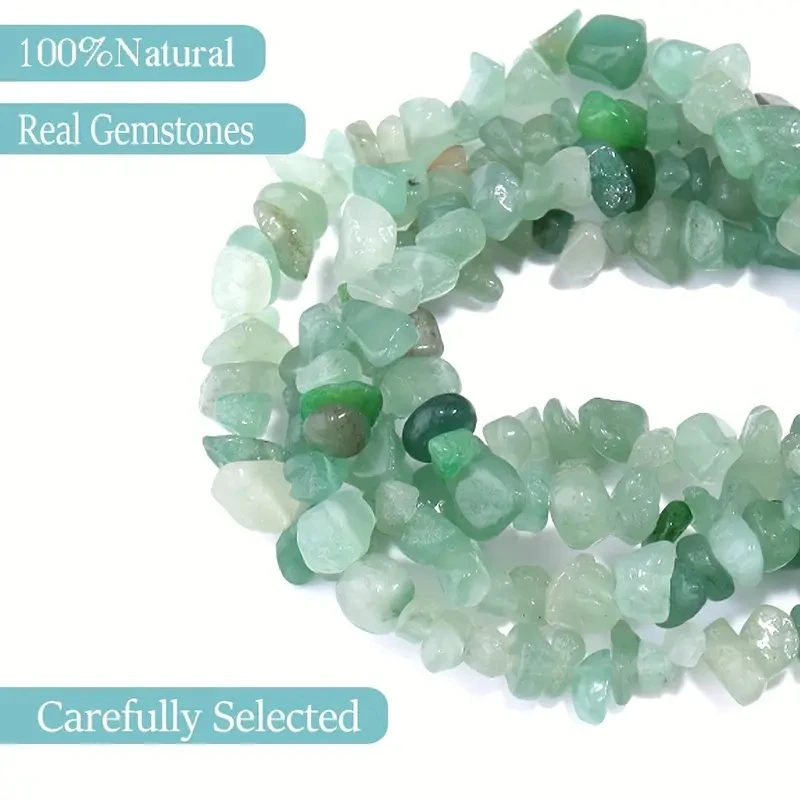 Natural Stone lrregular Gravel Chips Beads For jewelry Making, DlY Bracelet Necklace Earrings