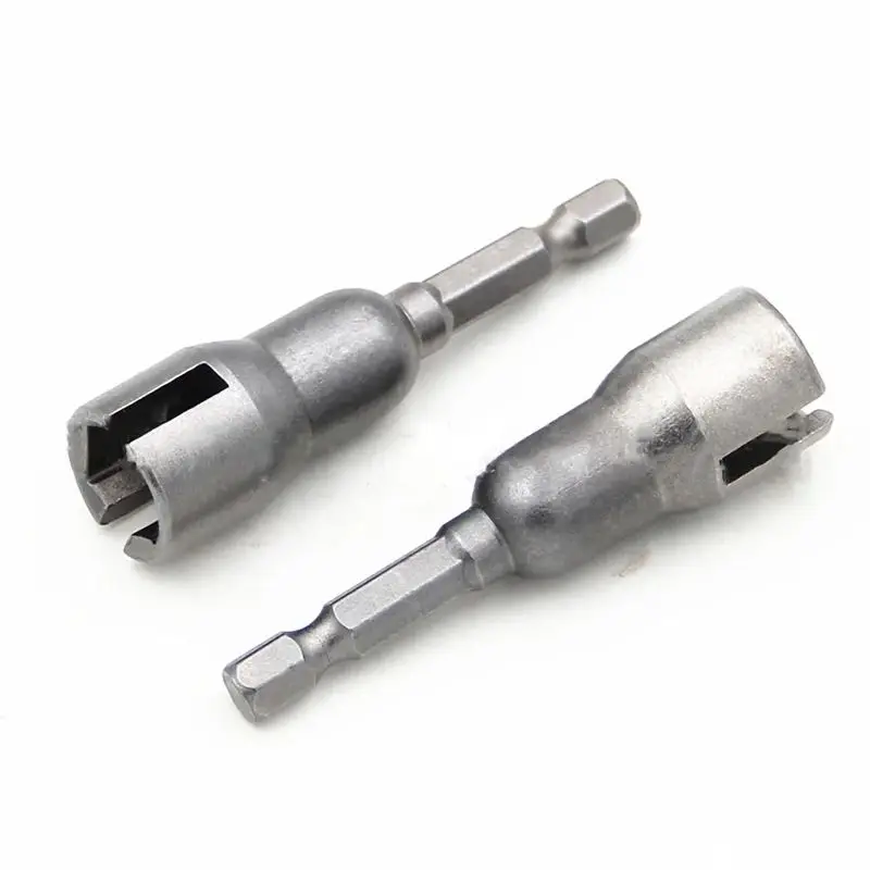 Chave de soquete sextavada 65mm longo cromo vanádio aço multi-função universal chave de soquete adaptador de chave de fenda elétrica
