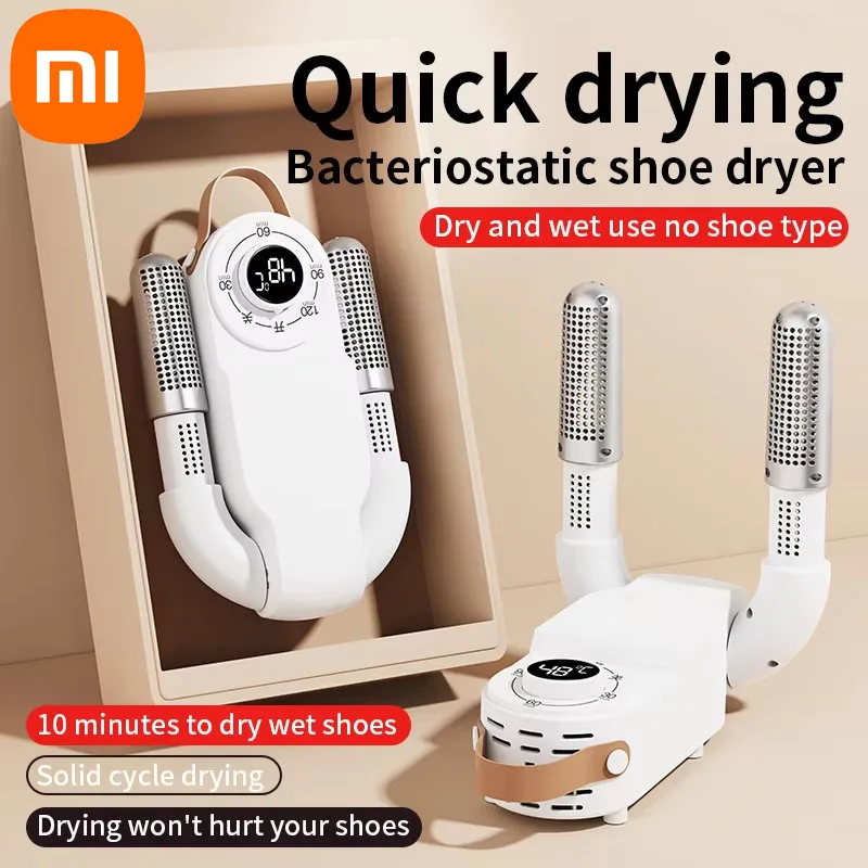 Xiaomi Shoe Dryer Intelligent Timer Adjustable Dryer Quick Drying Deodorizing Sterilizing Shoe Dryer Household Shoe WarmerHeater